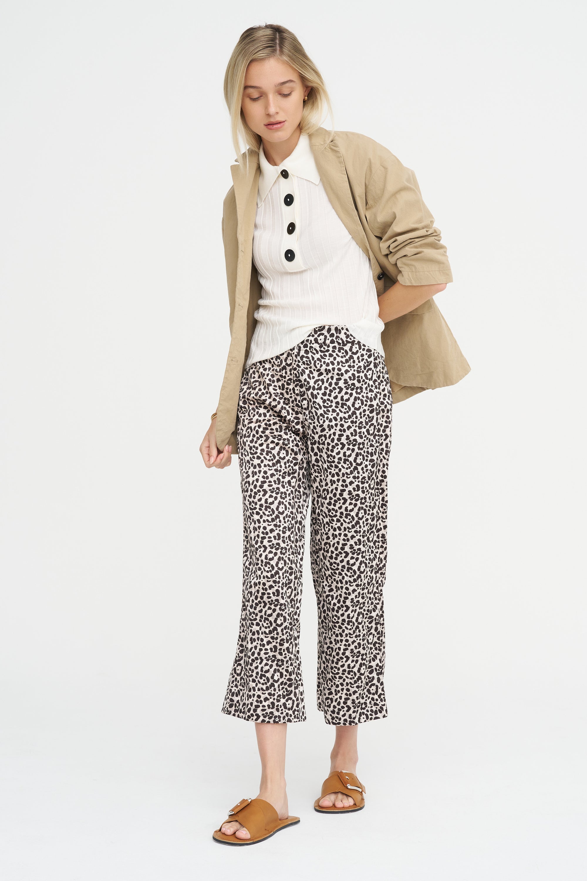 Sugarman Knit Polo, Off White