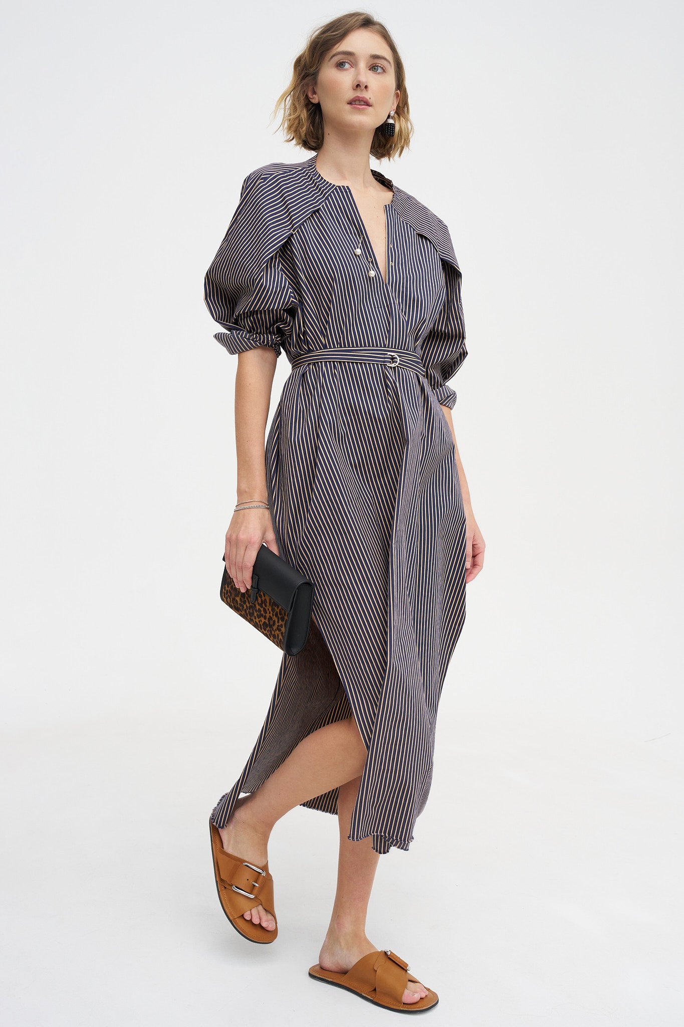 Offshore Dress, Aegean Stripe