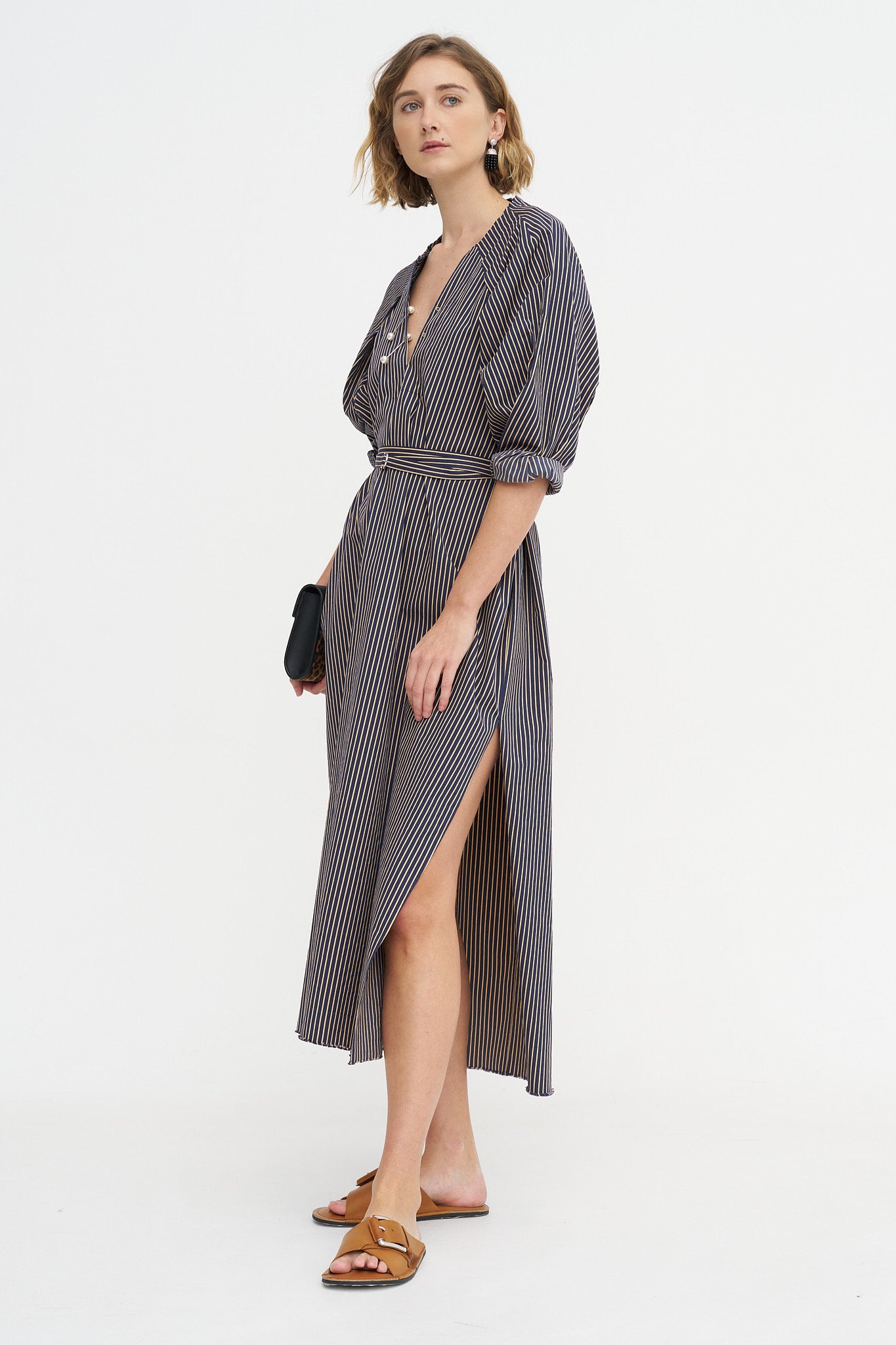 Offshore Dress, Aegean Stripe