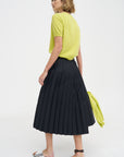Joan Skirt, Charcoal Pinstripe