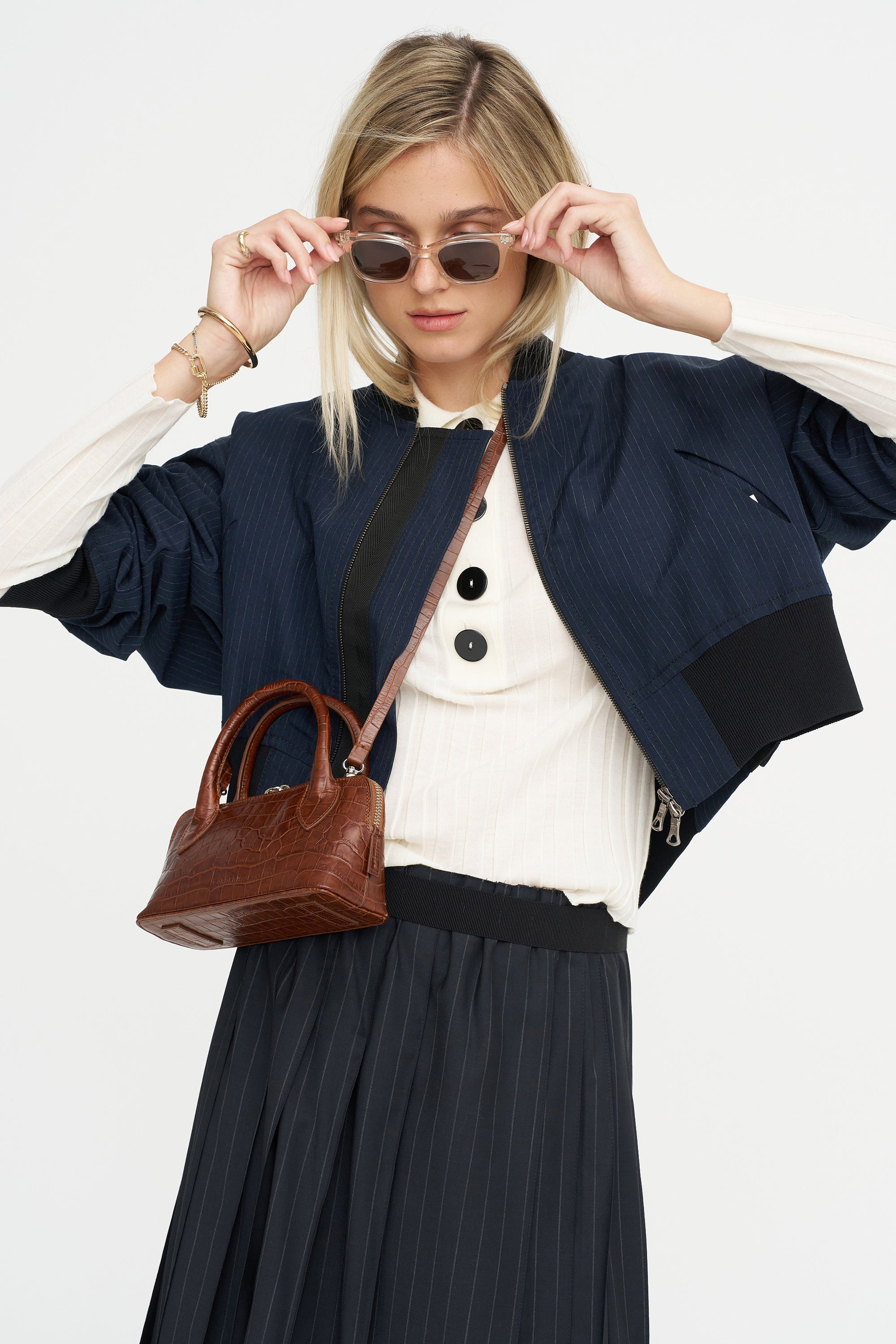 Sugarman Long Sleeve Knit Polo, Off White