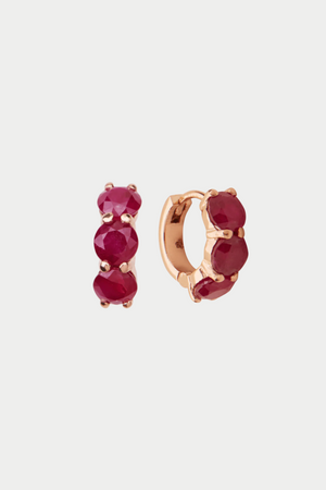ILEANA MAKRI - Huggie Hoops, Ruby