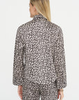 Long Sleeve Cheetah Shirt, Café Noir