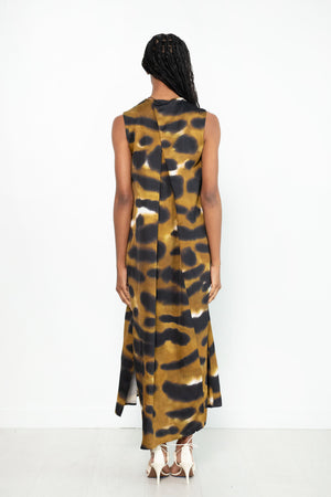 Christian Wijnants - Dala Dress, Camel Tiger