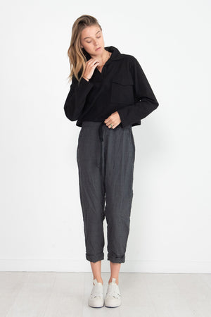 Dries Van Noten - Collared Jersey Pullover, Black