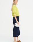 Paperbag Waist Pants, Blackblue