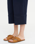 Paperbag Waist Pants, Blackblue