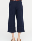 Paperbag Waist Pants, Blackblue