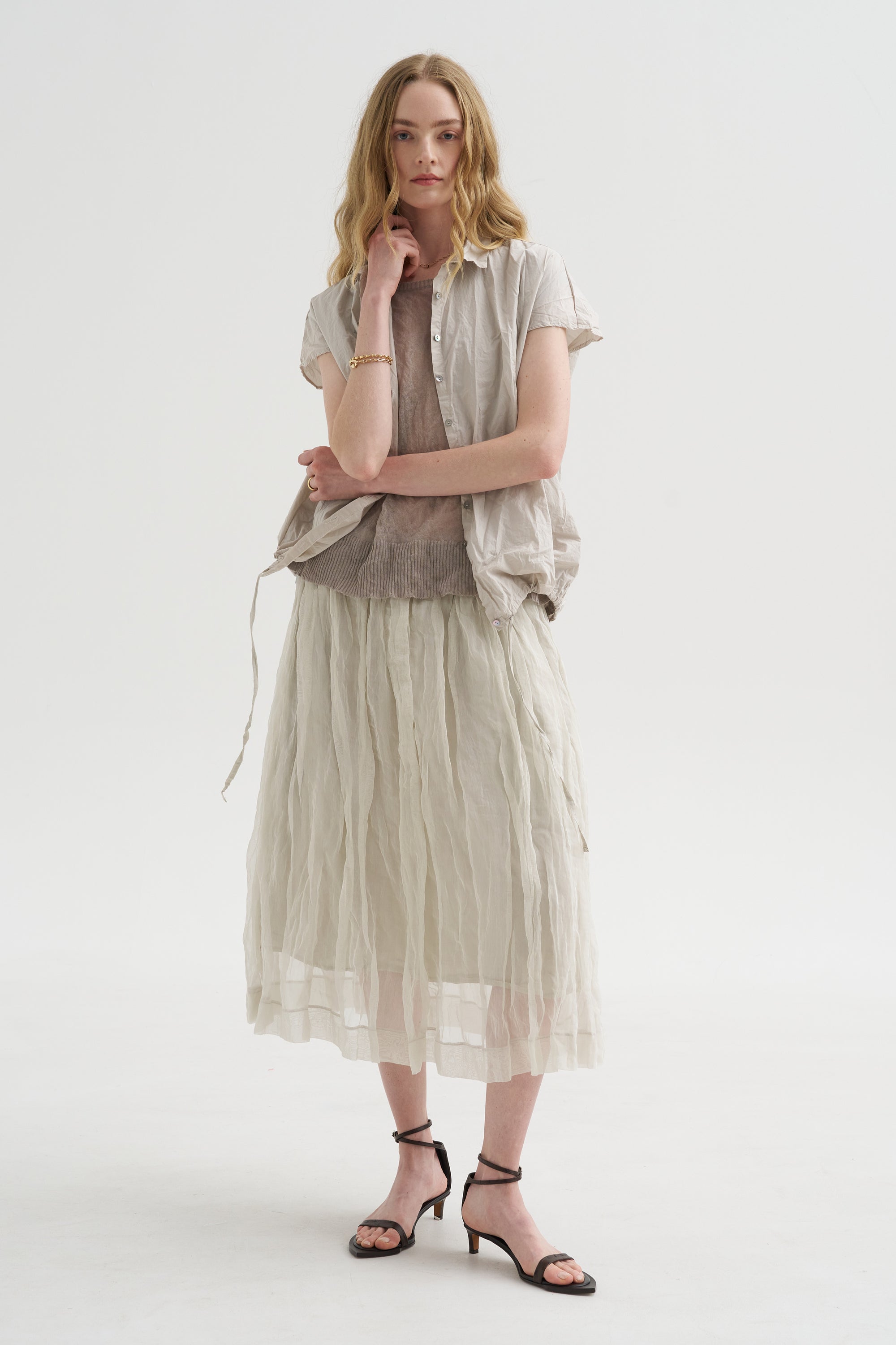 Short Sleeveless Shirt Tc