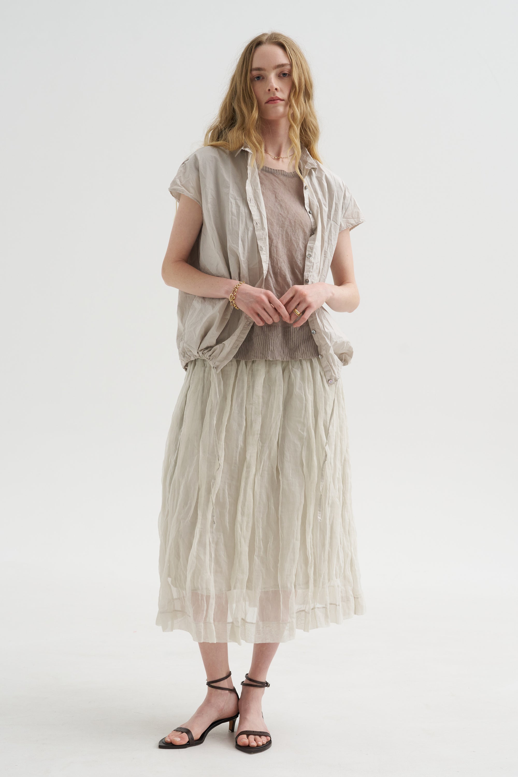 Short Sleeveless Shirt Tc