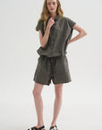 Short Sleeveless Shirt Tc