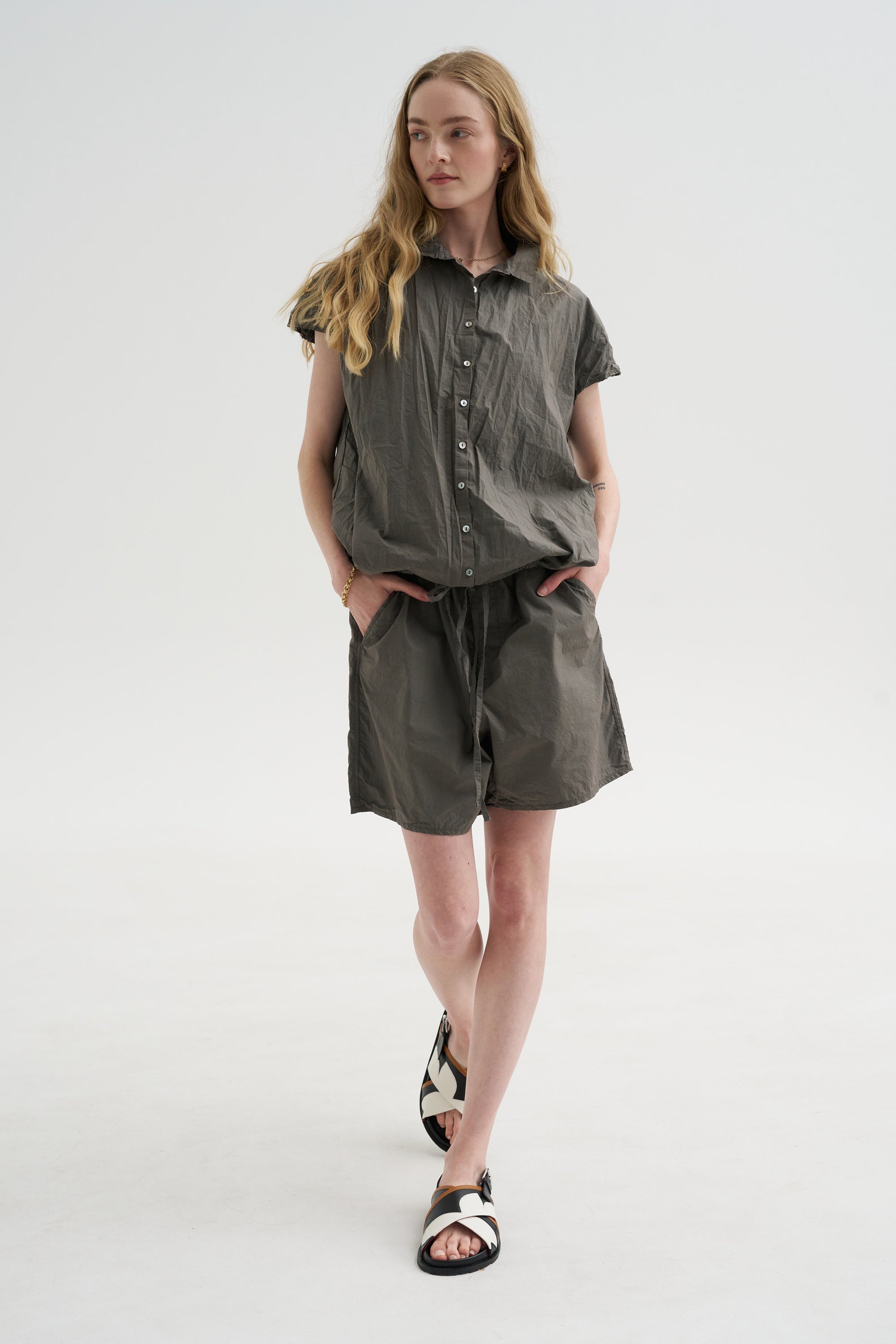 Short Sleeveless Shirt Tc