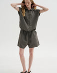 Short Sleeveless Shirt Tc
