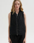 Sleeveless Bomber Cc, Black