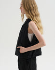 Sleeveless Bomber Cc, Black
