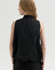 Sleeveless Bomber Cc, Black