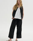 Sleeveless Bomber Cc, Black