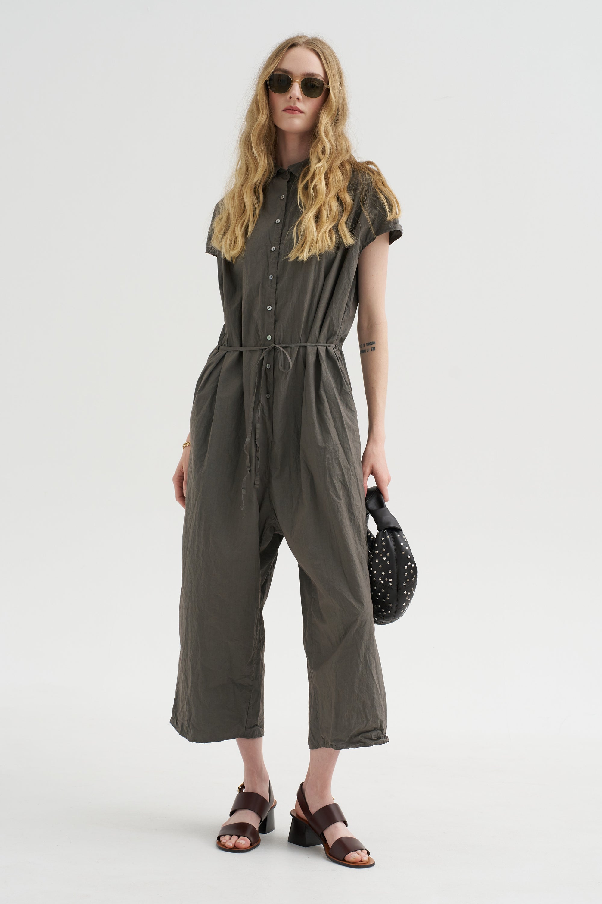 Collar Jumpsuit Tc, Anthracite