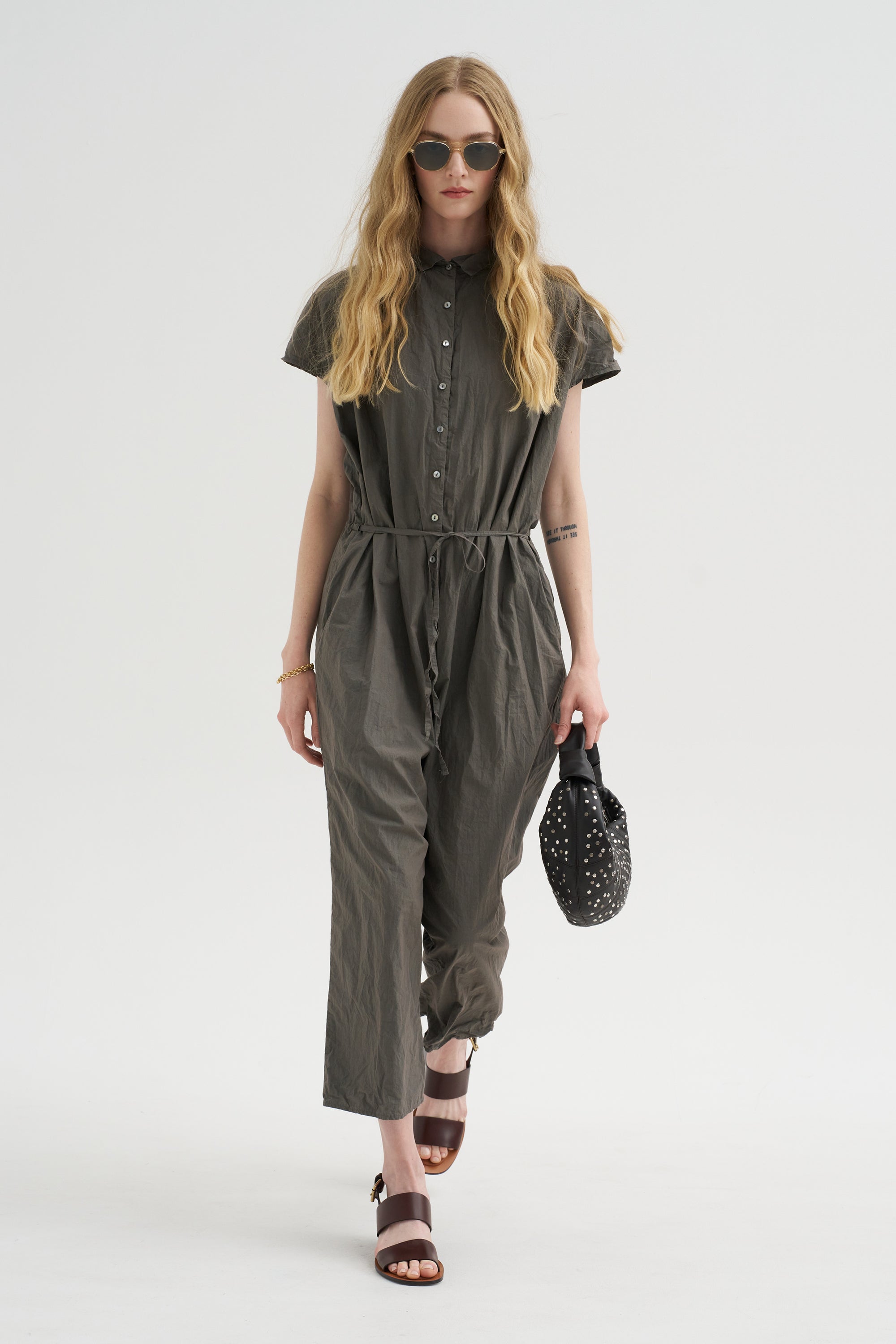 Collar Jumpsuit Tc, Anthracite