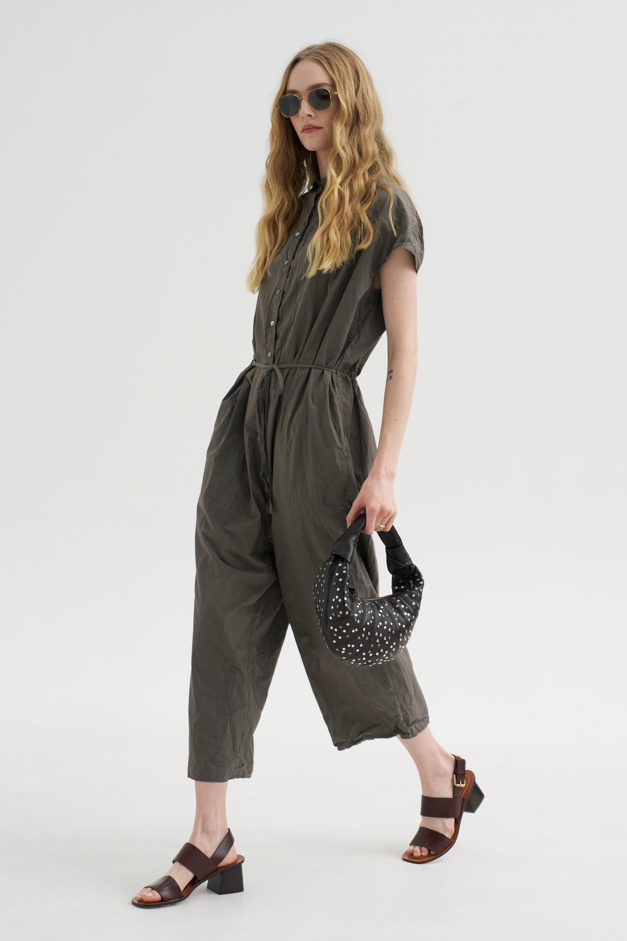 Collar Jumpsuit Tc, Anthracite