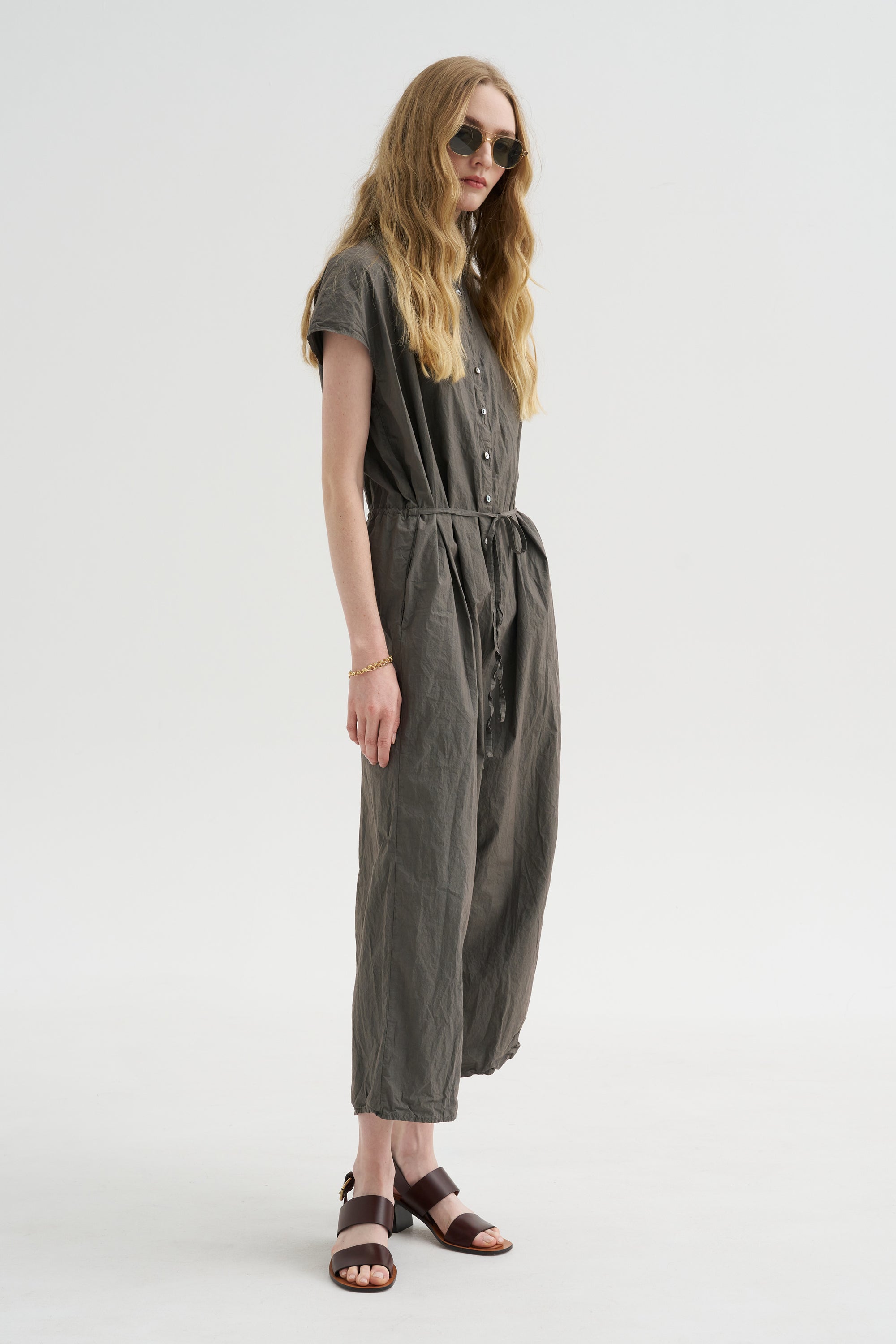 Collar Jumpsuit Tc, Anthracite