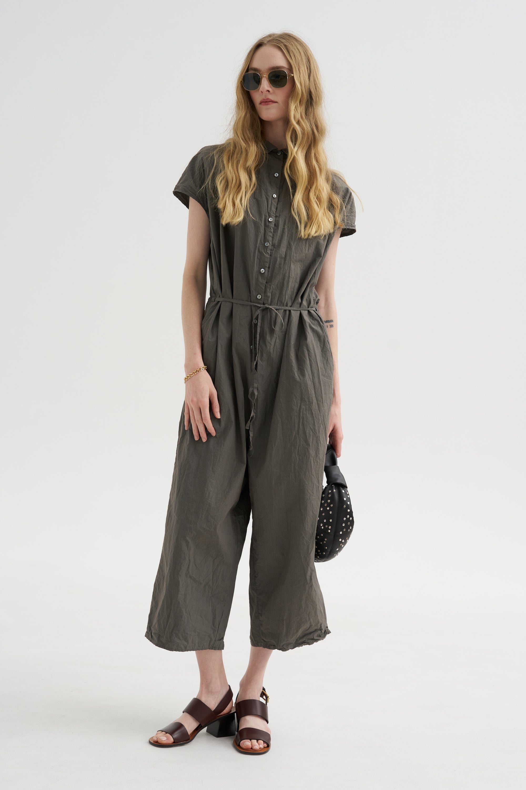 Collar Jumpsuit Tc, Anthracite