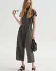 Collar Jumpsuit Tc, Anthracite