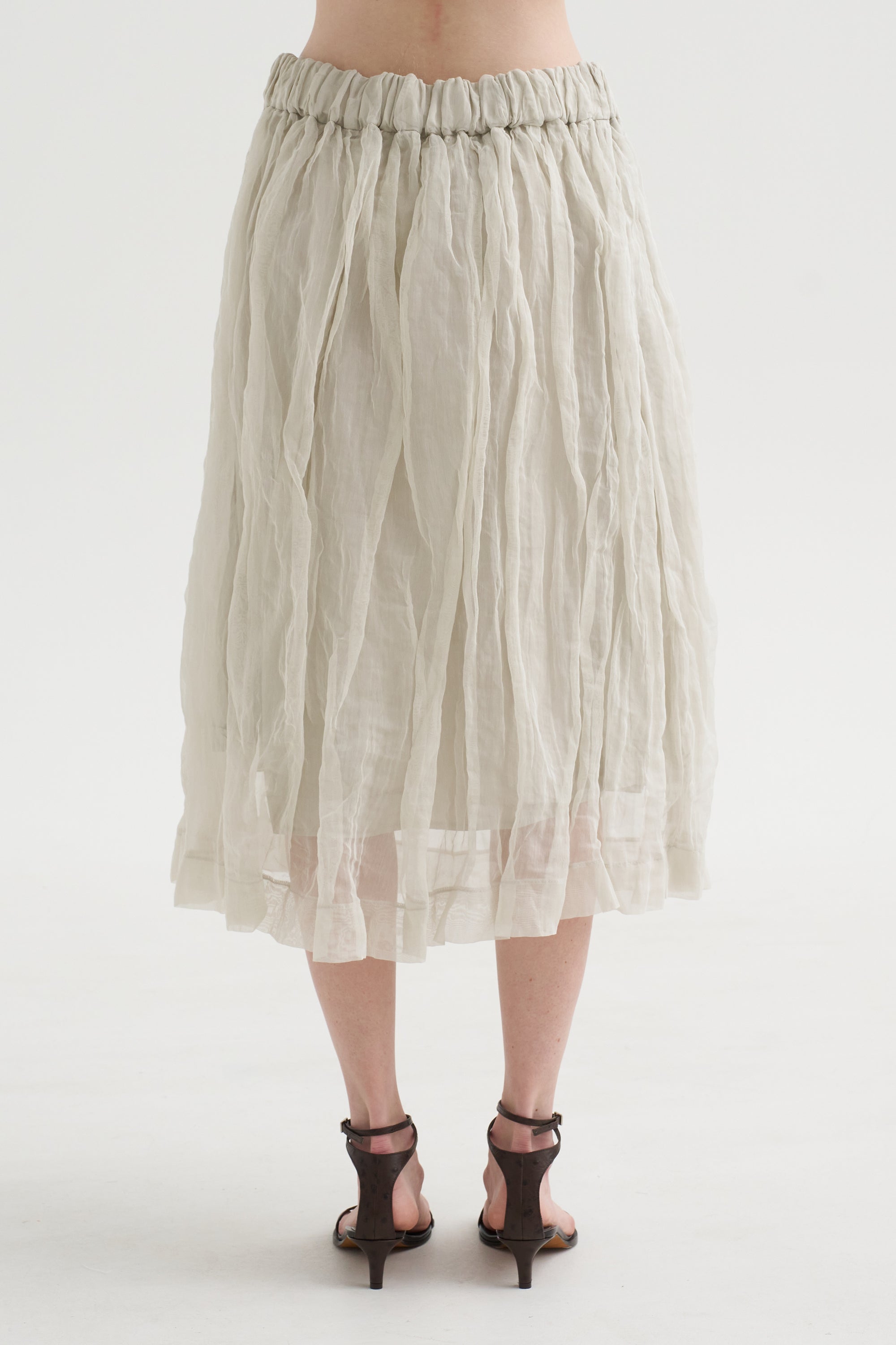 Double Skirt Voile + Tc, Pebble