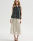Double Skirt Voile + Tc, Pebble