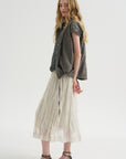Double Skirt Voile + Tc, Pebble
