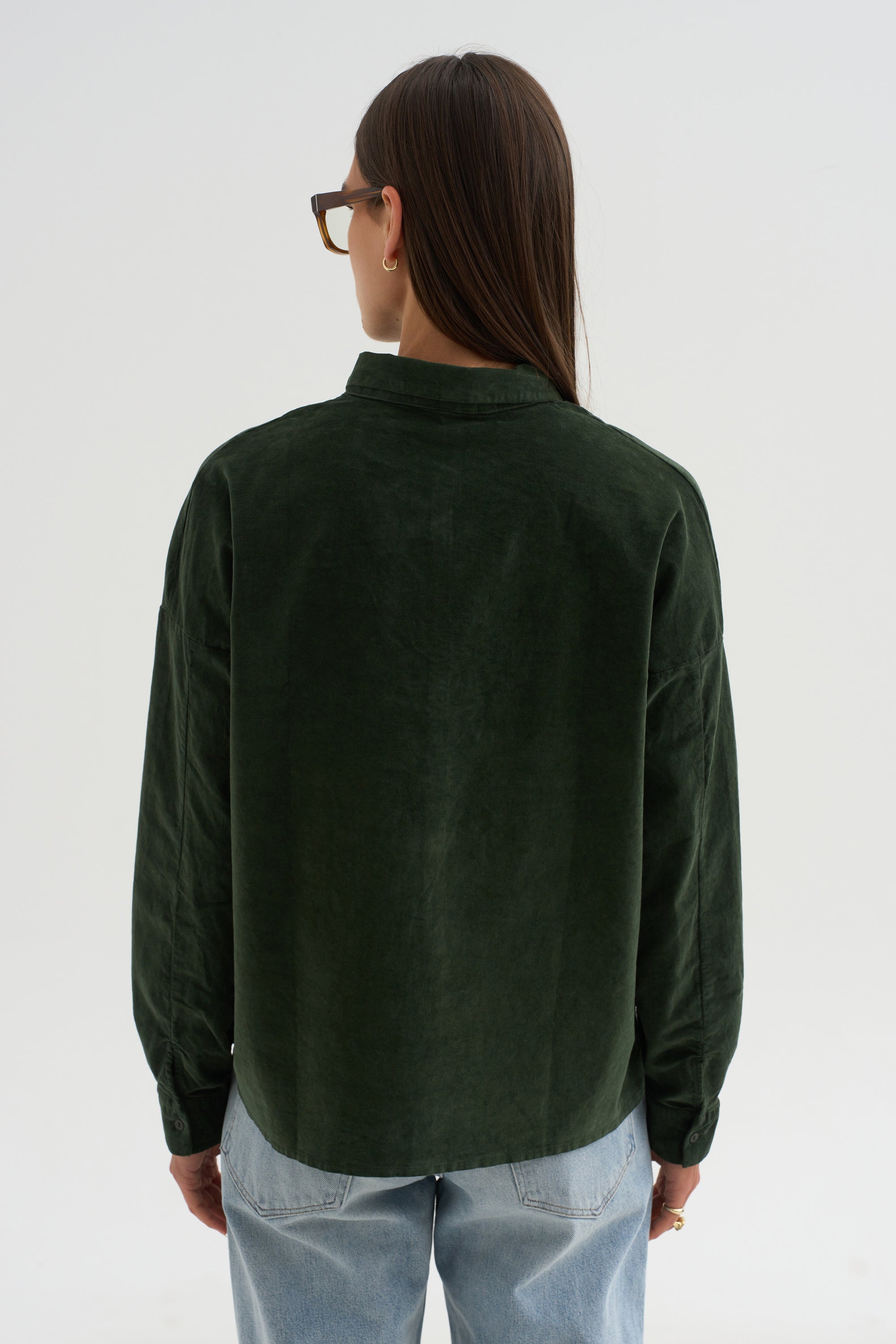 Short Collar Shirt V, Forest