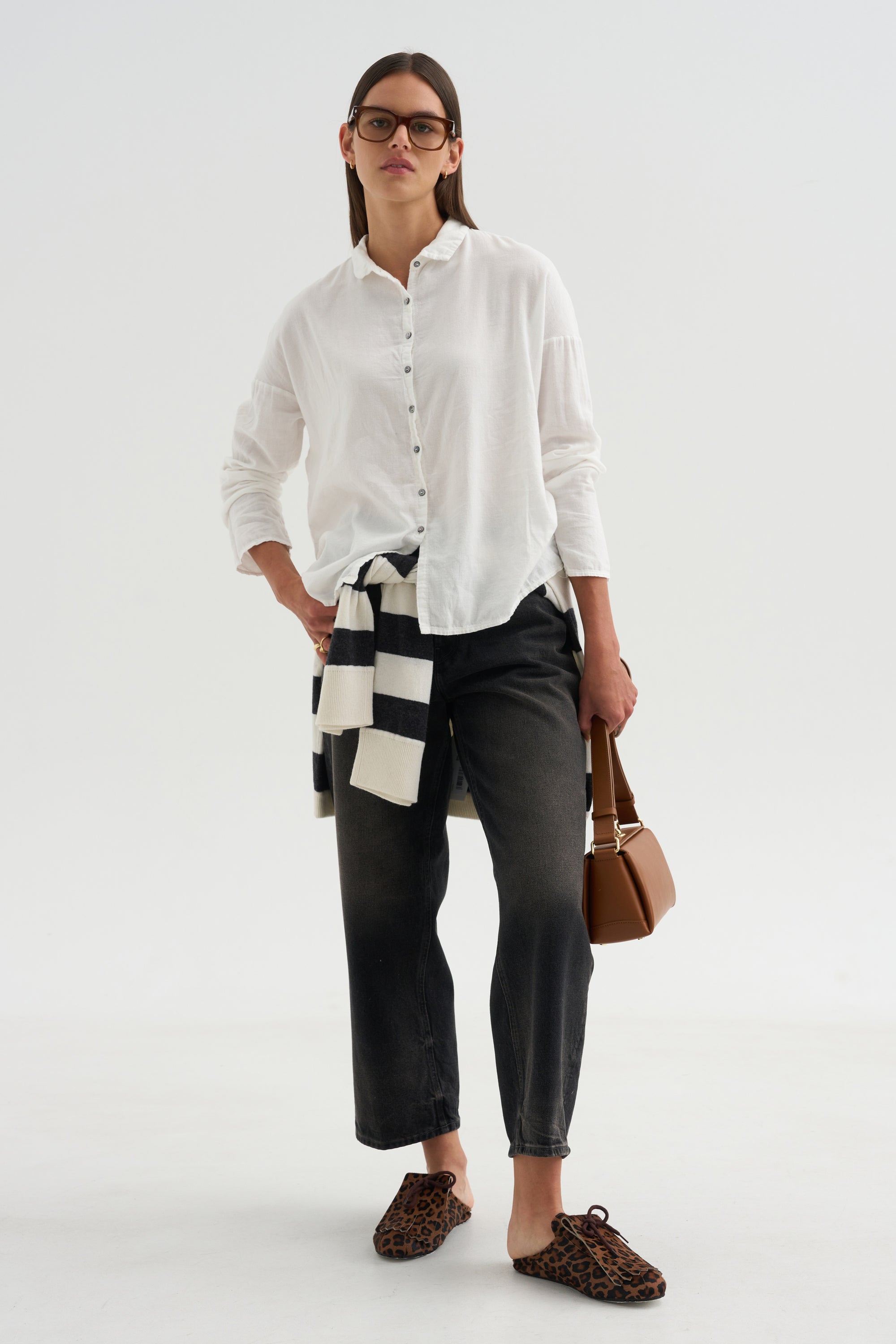 Short Collar Shirt, Milk
