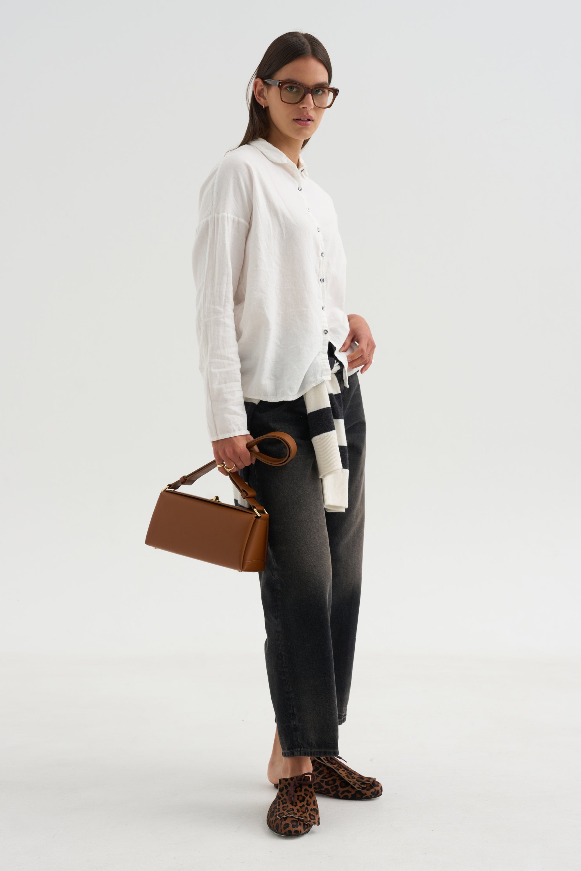 Short Collar Shirt, Milk