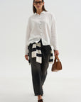 Short Collar Shirt, Milk