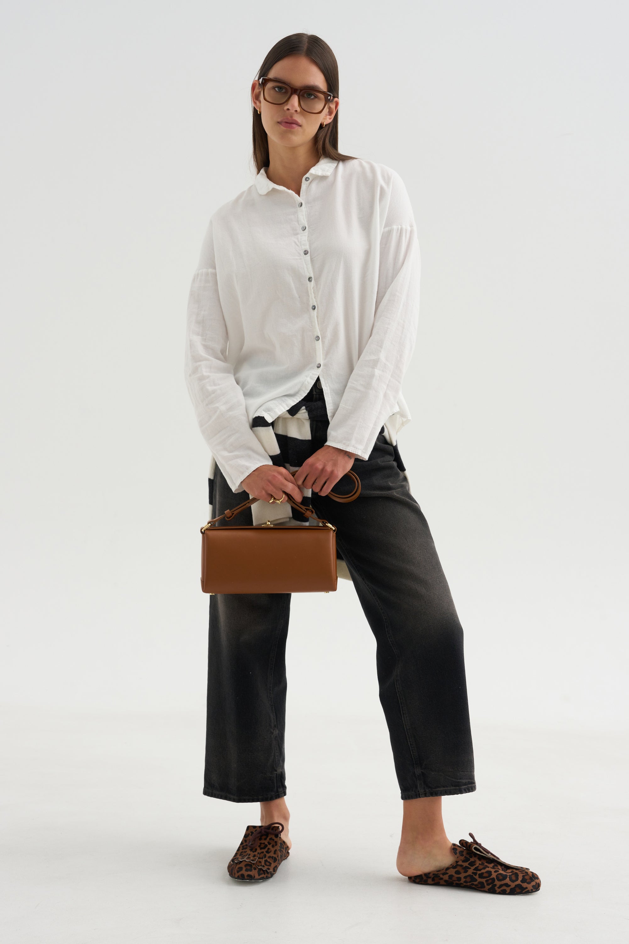 Short Collar Shirt, Milk