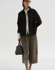 Wide & Long Trouser, Taupe