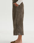 Wide & Long Trouser, Taupe