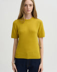 Short Sleeve Sweater, Golden Quince
