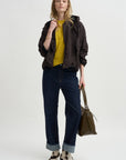 Short Sleeve Sweater, Golden Quince
