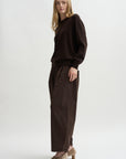 Round-Neck Sweater, Melasse