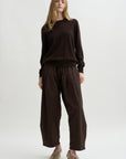 Round-Neck Sweater, Melasse