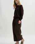 Round-Neck Sweater, Melasse