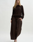 Round-Neck Sweater, Melasse