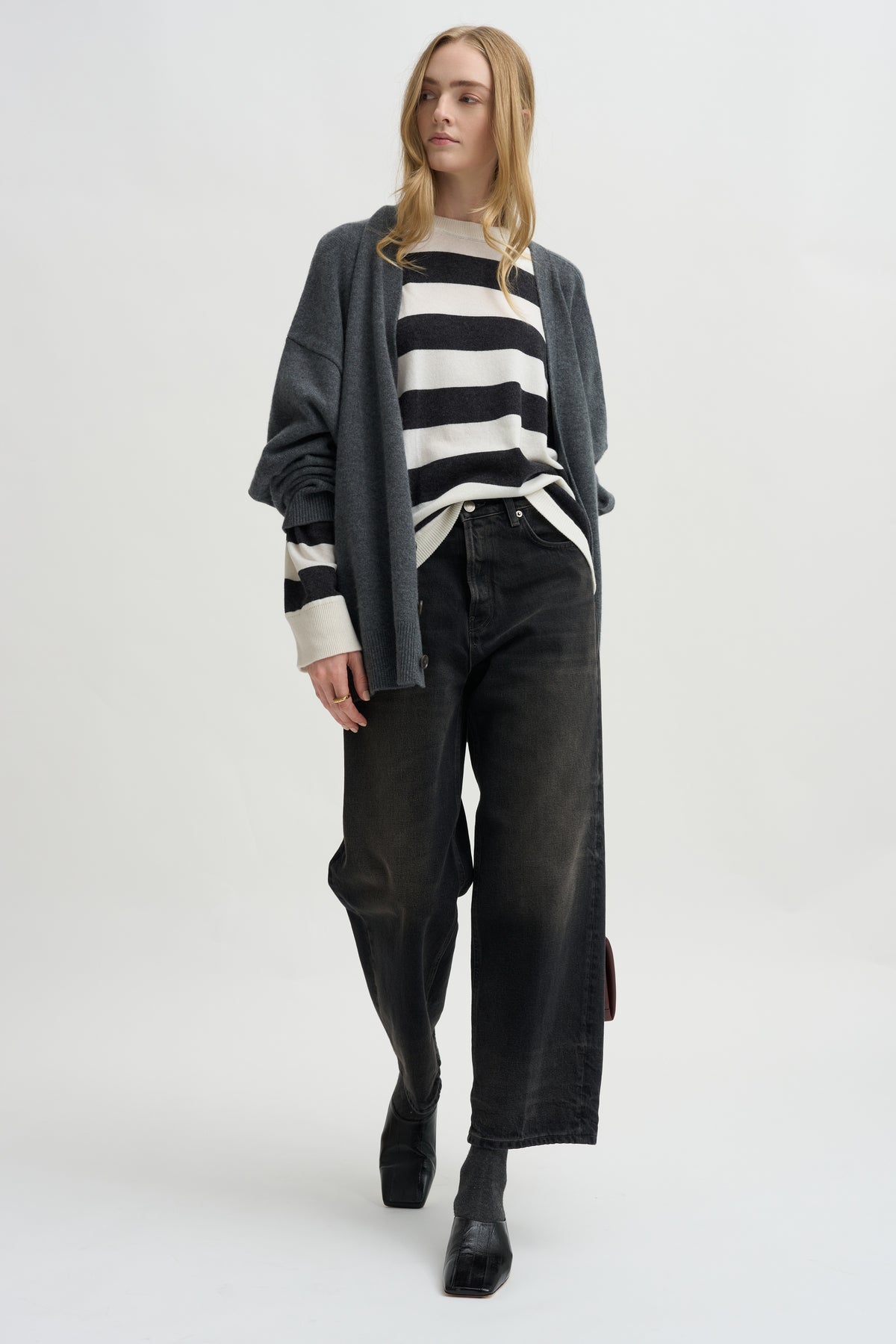 Striped Sweater, Black &amp; White