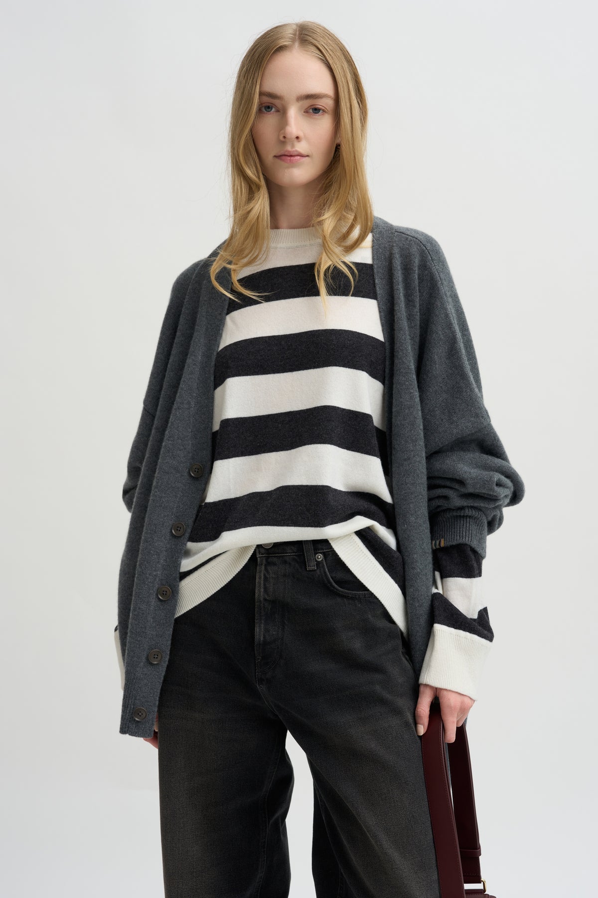 Striped Sweater, Black &amp; White