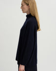 Mockneck Sweater, Deep Night