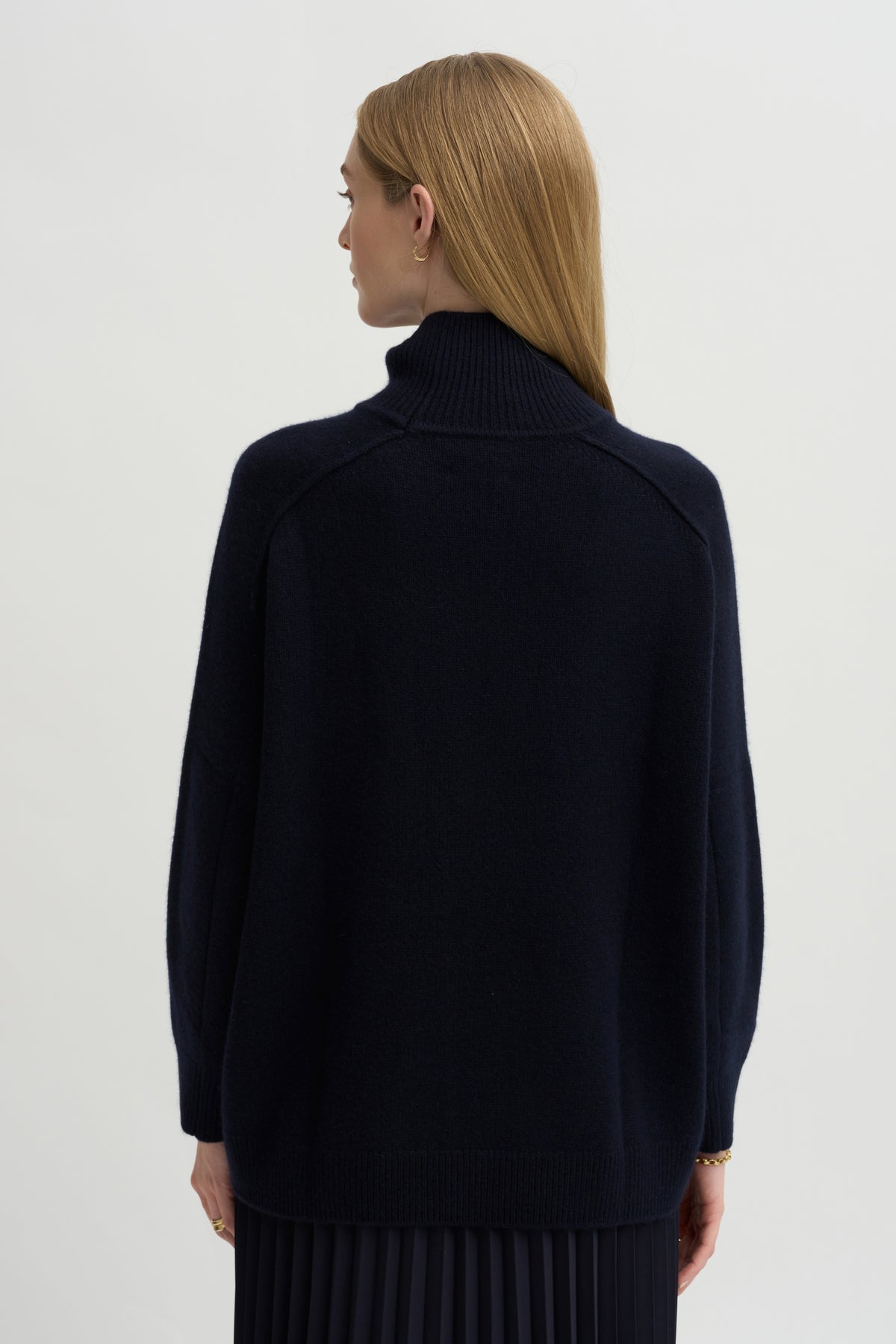 Mockneck Sweater, Deep Night