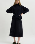 Mockneck Sweater, Deep Night
