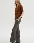 Short Sleeve Sweater, Cinnamon Tea