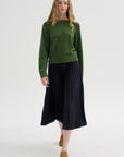 Long Sleeve Sweater, Seaweed Melange